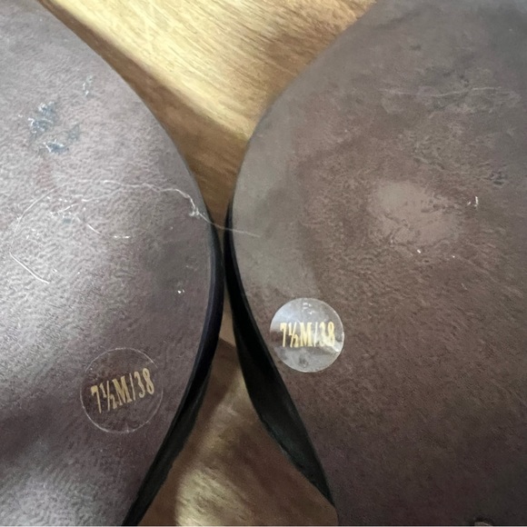 Lucky Brand Black Heels with Ankle Strap and Smooth Finish Size 7.5 - Picture 11 of 12